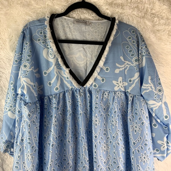 Misslook plus size 3xl kimono style Tunic - Picture 4 of 8